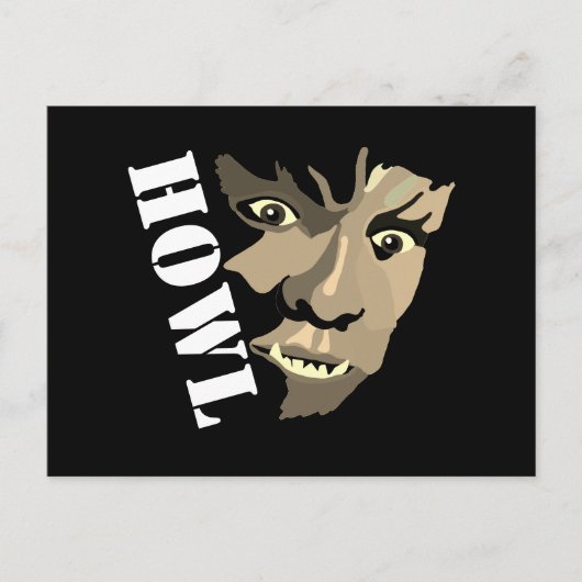 Werwolf, Howl Postkarte (Vorderseite)