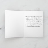 Werwolf im Friedhof Halloween Card Feiertagskarte (Innenseite)