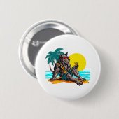 Werwolf im Urlaub Button (Vorne & Hinten)
