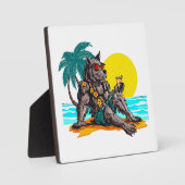 Werwolf im Urlaub Fotoplatte (Vorderseite)