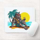 Werwolf im Urlaub Mousepad (Mit Mouse)