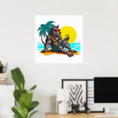 Werwolf im Urlaub Poster (Heimbüro)