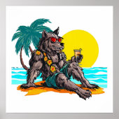Werwolf im Urlaub Poster (Vorne)