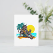 Werwolf im Urlaub Postkarte (Stehend Vorderseite)