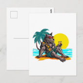 Werwolf im Urlaub Postkarte (Vorne/Hinten)