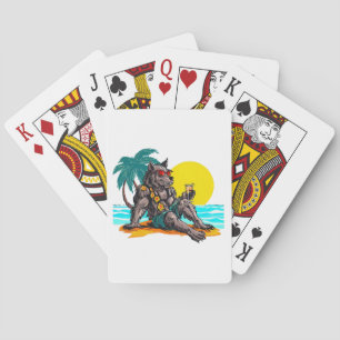Werwolf im Urlaub Spielkarten