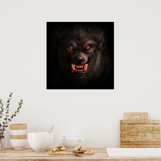 Werwolf (Lycanthropy) Poster (Küche)
