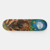 Werwolf-Lykanthrop-Rache bei Vollmond Skateboard (Horizontal)