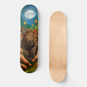 Werwolf-Lykanthrop-Rache bei Vollmond Skateboard (Vorderseite)