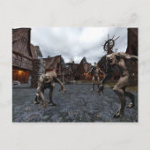 Werwolf-Pack in der Stadt Postkarte (Vorderseite)