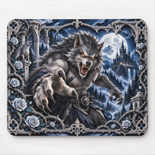 Werwolf, Paper Cut Monster Mousepad (Vorne)