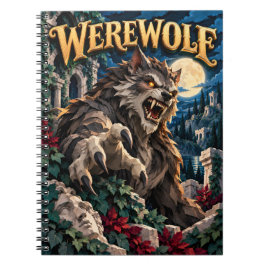 Werwolf, Paper Cut Monster Notizblock