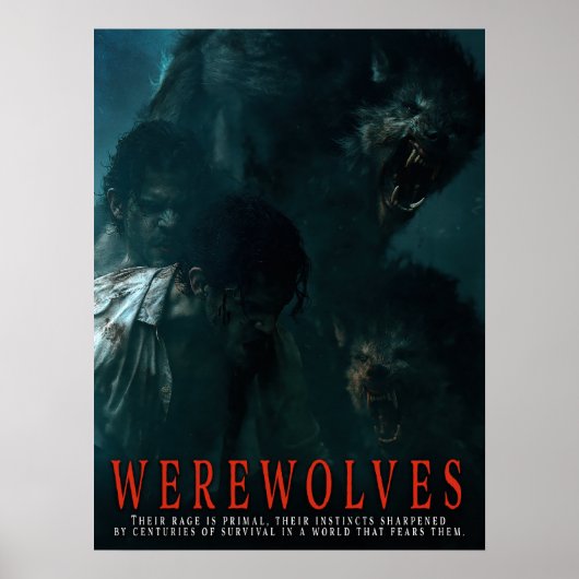 Werwolf-Poster-Serie I Poster (Vorne)