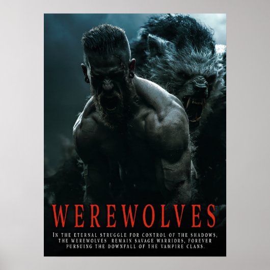 Werwolf-Poster-Serie II Poster (Vorne)