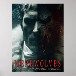 Werwolf-Poster-Serie III Poster