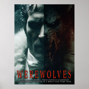 Werwolf-Poster-Serie III Poster