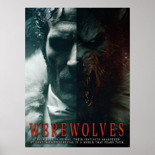 Werwolf-Poster-Serie III Poster (Vorne)