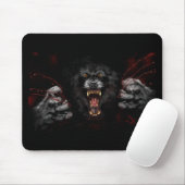 Werwolf raubt dir das Herz Mousepad (Mit Mouse)