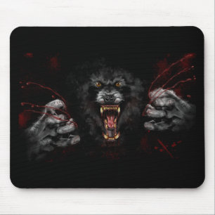 Werwolf raubt dir das Herz Mousepad