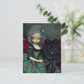 "Werwolf: Schwarz" Postkarte (Stehend Vorderseite)