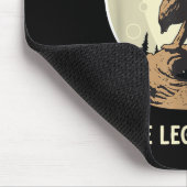 Werwolf sei legendäre Motivations-Inspiration Mousepad (Ecke)