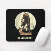Werwolf sei legendäre Motivations-Inspiration Mousepad (Mit Mouse)