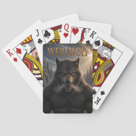 Werwolf Spielkarten, Pokerkarte