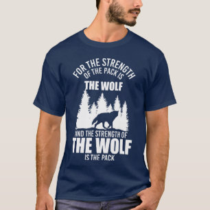 Werwolf-Tiernatur-Raubtierfamilie T-Shirt