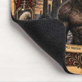 Werwolf, Vintage-Circus-Monster Mousepad (Ecke)