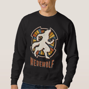 Werwolf Vintage Klassiker Retro Liebe Sweatshirt