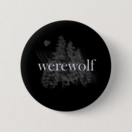 Werwolf Wald Button (Vorderseite)