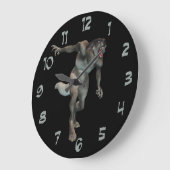 Werwolf-Wall-Uhr Große Wanduhr (Winkel)