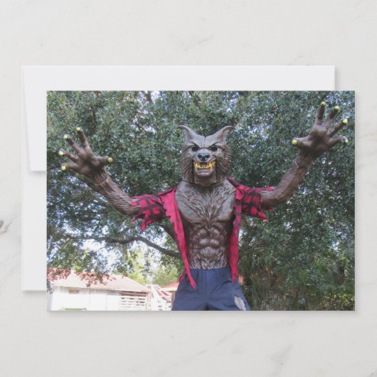 Werwolf / Wolf Man Postcard (Vorderseite)