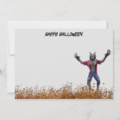 Werwolf / Wolf Man Postcard (Rückseite)