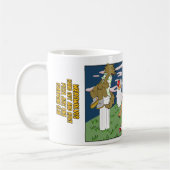Werwölfe beim Pizza-Trinken-Mug Kaffeetasse (Links)