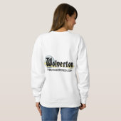 Werwölfe mit Pizza-Frauen-Sweatshirt Sweatshirt (Schwarz voll)