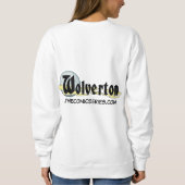 Werwölfe mit Pizza-Frauen-Sweatshirt Sweatshirt (Rückseite)