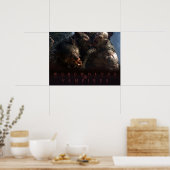 Werwölfe & Vampire - Der Kampf Poster (Küche)