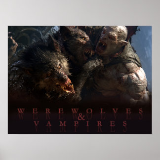 Werwölfe & Vampire - Der Kampf Poster