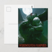 Werwölfe & Vampire - Dominanz Postkarte (Vorne/Hinten)