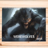 Werwölfe Wolf Lykaner Tier Kalender