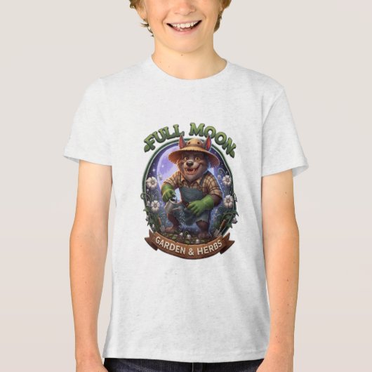 Werwolfgärtner Tri-Blend Shirt (Vorderseite)
