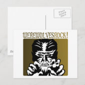 Werwolves Rock! 2 Postkarte (Vorne/Hinten)