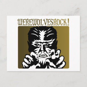 Werwolves Rock! 2 Postkarte