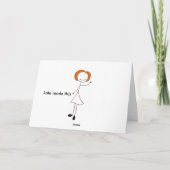 "Wery Happy Birthday" Karte (Rückseite)