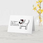 "Wery Happy Birthday" Karte (Gelbe Blume)