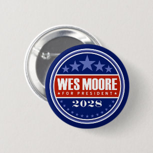 Wes Moore Präsident 2028 Button
