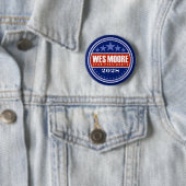 Wes Moore Präsident 2028 Button (Beispiel)
