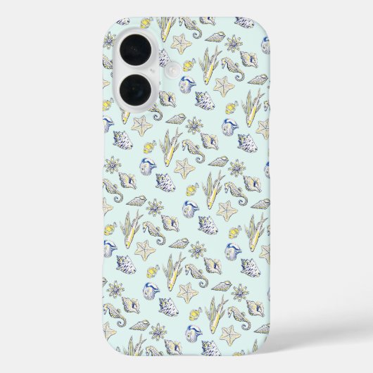 Wesen aus dem Meeresaquamarin Case-Mate iPhone Hülle (Rückseite)