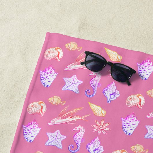 Wesen aus dem Ozean Strandtuch (Beispiel)